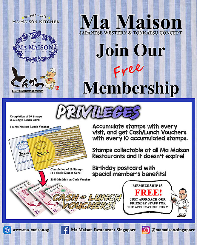 MA MAISON MEMBERSHIP